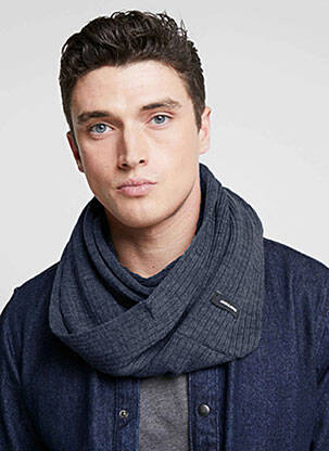 Col / Tour de cou bleu JACK & JONES homme