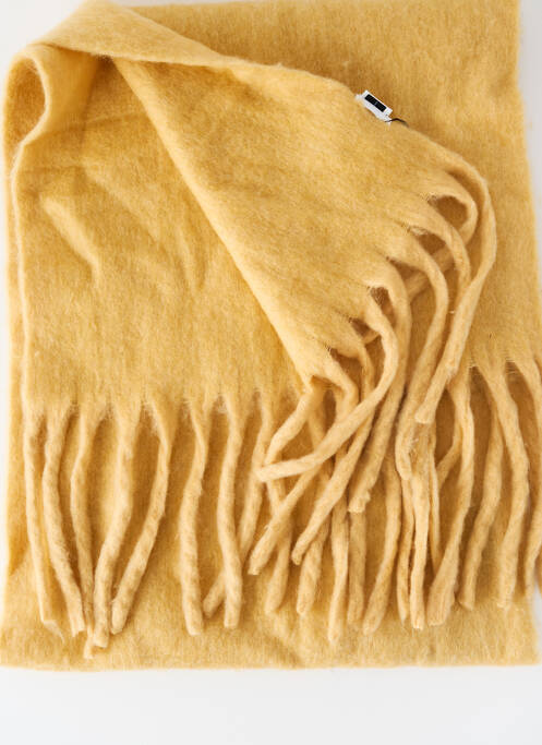 Echarpe jaune MANGO pour femme