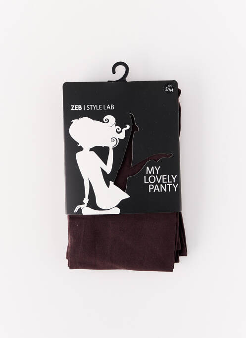 Collants noir ZEB STYLE LAB  femme