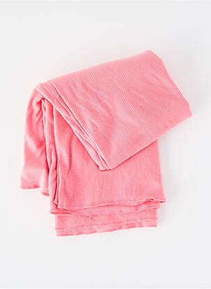 Foulard rose PIECES pour femme