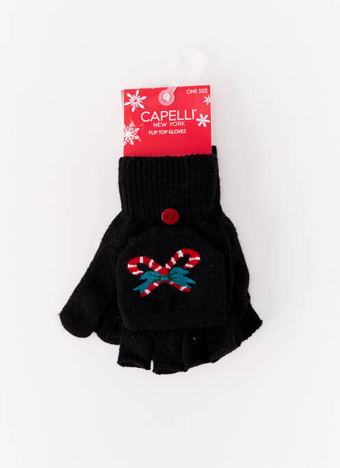 Gants noir CAPELLI pour femme