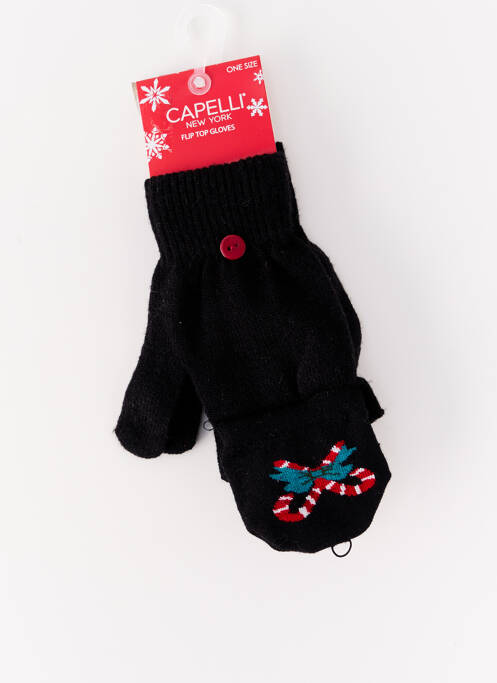 Gants noir CAPELLI pour femme