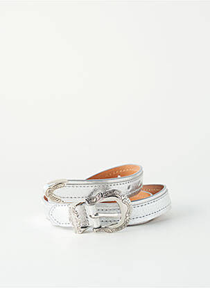 Ceinture argent PIECES femme
