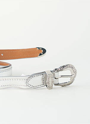 Ceinture argent PIECES femme