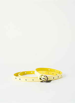 Ceinture jaune AB STUDIO femme