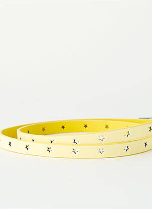 Ceinture jaune AB STUDIO femme