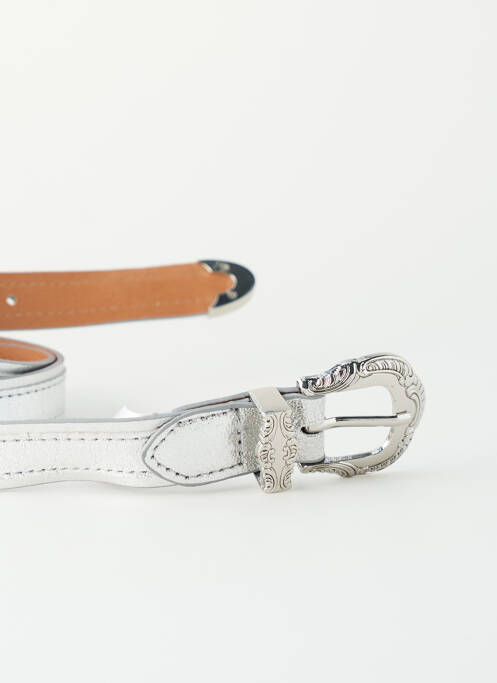 Ceinture argent PIECES pour femme