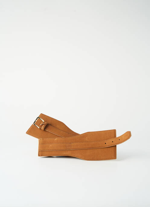 Ceinture marron PIECES pour femme