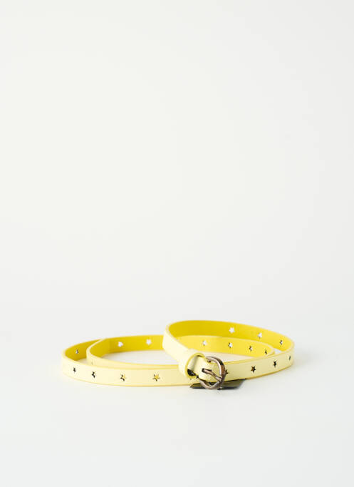 Ceinture jaune AB STUDIO pour femme