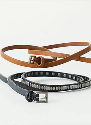 Ceinture noir MANGO femme