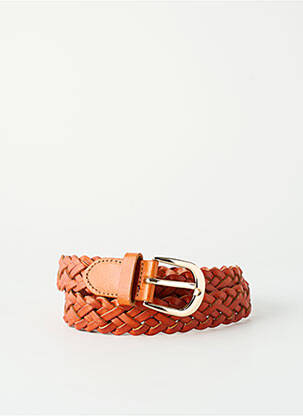 Ceinture marron PIECES pour femme