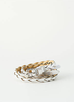 Ceinture argent PIECES femme