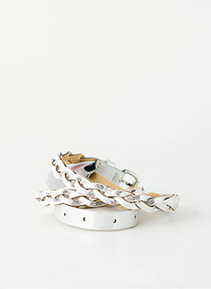 Ceinture argent PIECES femme