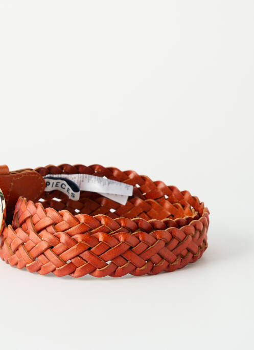 Ceinture marron PIECES pour femme