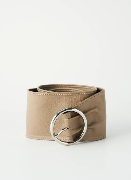 Ceinture taupe ZEB STYLE LAB  pour femme