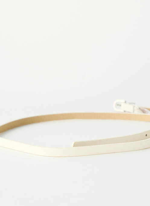 Ceinture blanc PIECES pour femme