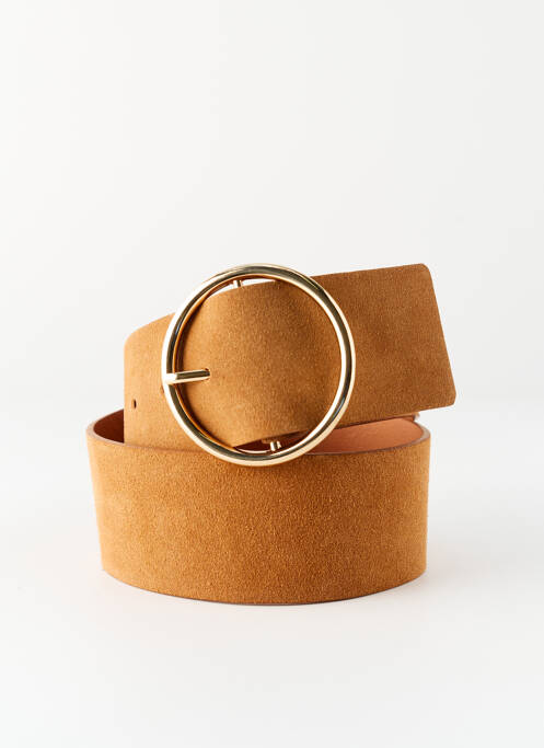 Ceinture marron PIECES pour femme