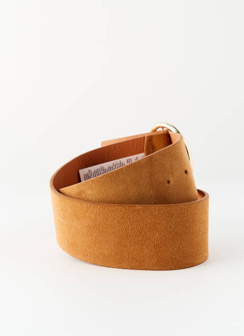 Ceinture marron PIECES pour femme