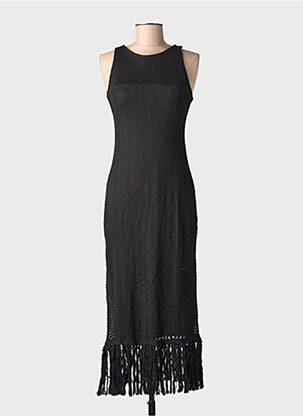 Robe longue noir ASTRID BLACK LABEL femme