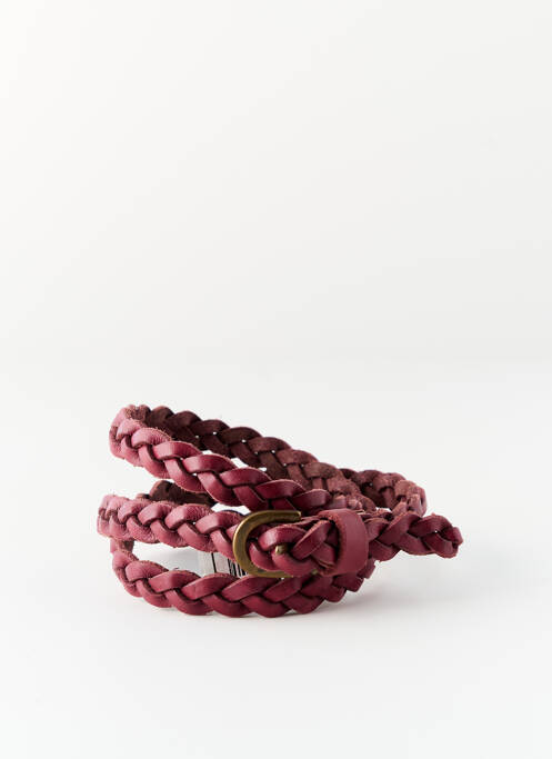 Ceinture rouge PIECES pour femme