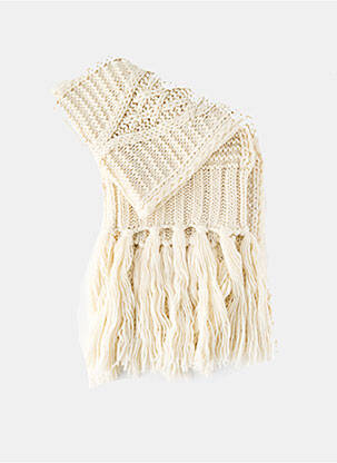 Echarpe gris PIECES pour femme