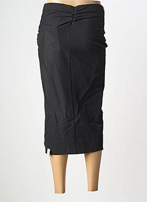 Jupe mi-longue noir ASTRID BLACK LABEL femme