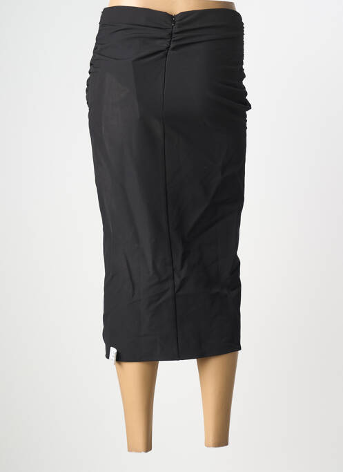 Jupe mi-longue noir ASTRID BLACK LABEL femme