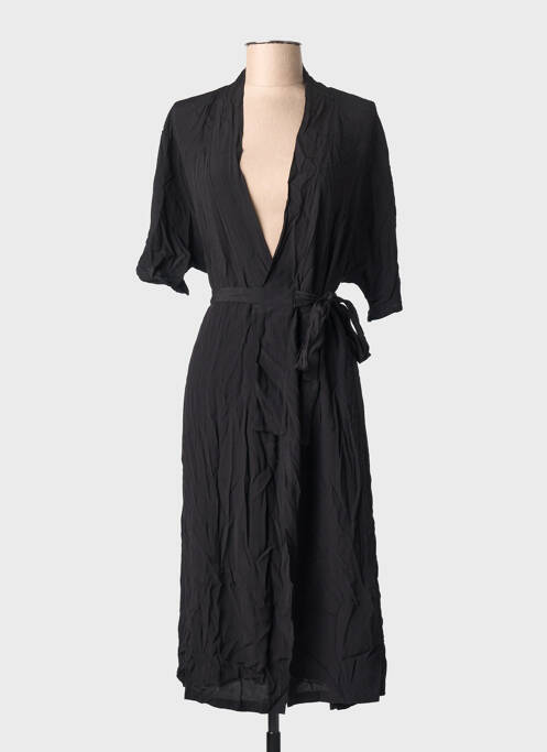 Robe mi-longue noir DEUX. BY ELINE DE MUNCK femme