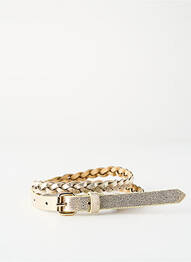 Ceinture or PIECES femme