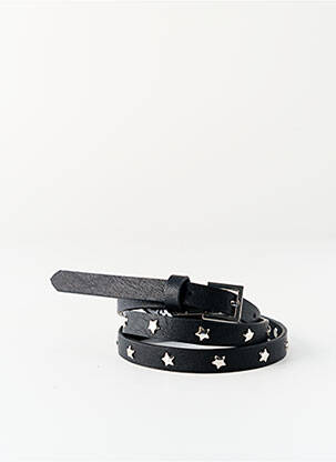 Ceinture noir PIECES pour femme