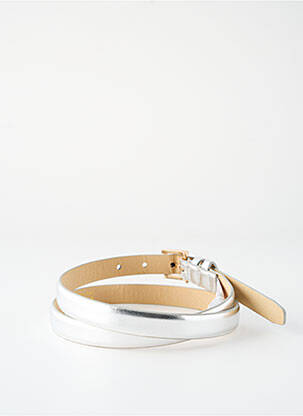 Ceinture argent PIECES femme