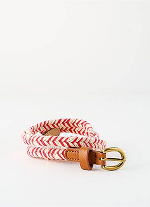 Ceinture rouge PIECES pour femme