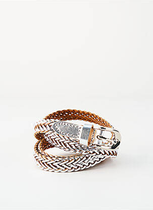 Ceinture argent PIECES femme