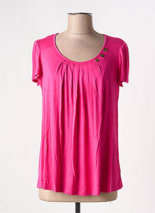 T-shirt rose MULTIPLES femme