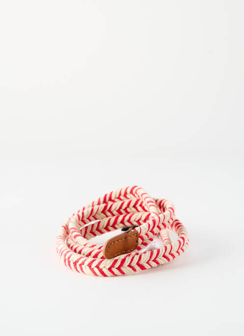 Ceinture rouge PIECES pour femme