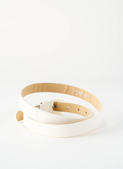 Ceinture blanc PIECES femme