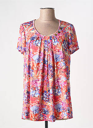 T-shirt orange MULTIPLES femme