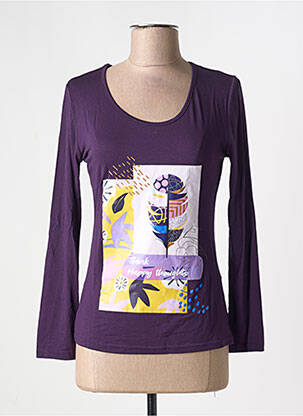 T-shirt violet MULTIPLES femme