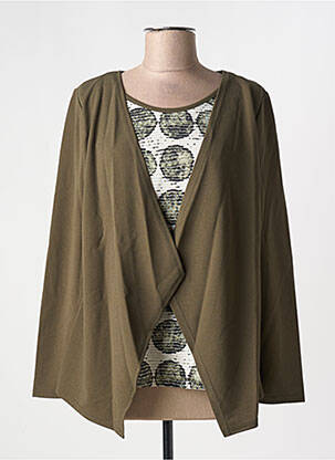 Top kaki MULTIPLES femme