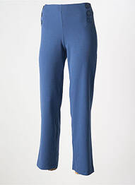 Pantalon droit bleu MULTIPLES femme