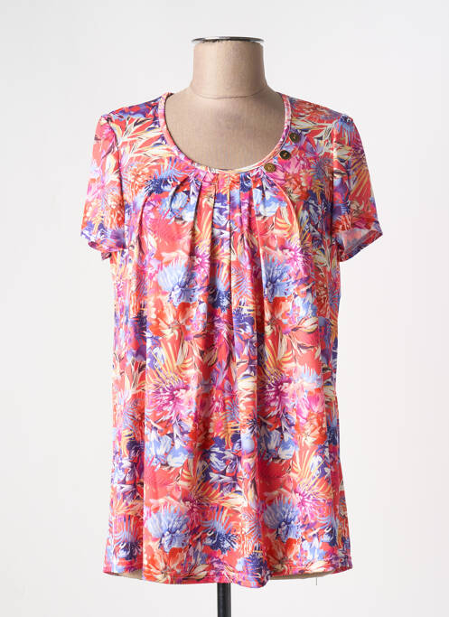 T-shirt orange MULTIPLES femme