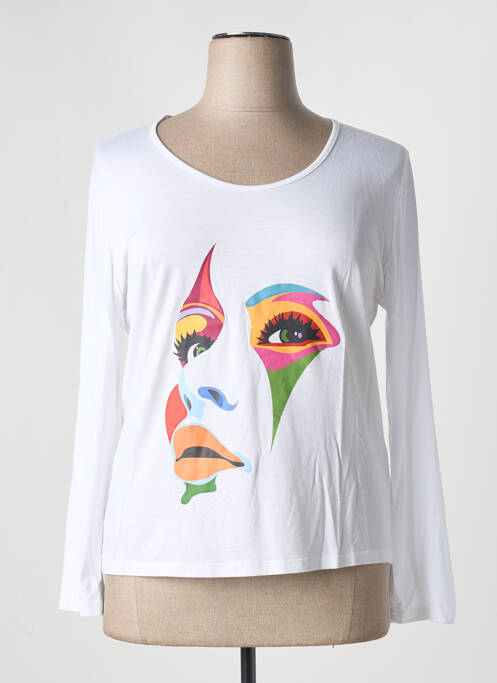 T-shirt blanc MULTIPLES femme
