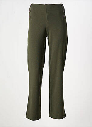 Pantalon droit kaki MULTIPLES femme