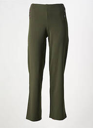 Pantalon droit kaki MULTIPLES femme