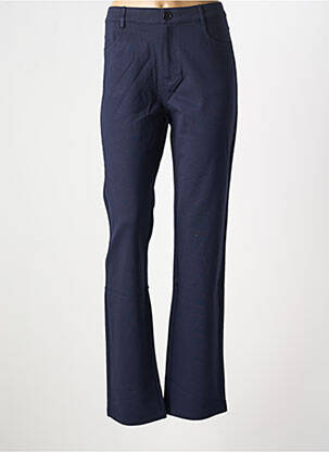 Pantalon droit bleu MULTIPLES femme