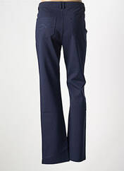 Pantalon droit bleu MULTIPLES femme seconde vue