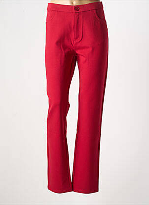 Pantalon slim rouge MULTIPLES femme