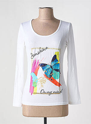 T-shirt blanc MULTIPLES femme