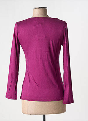 T-shirt aubergine MULTIPLES femme