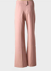 Pantalon droit rose MULTIPLES femme seconde vue